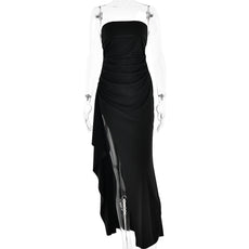 Isabella Split-Leg Evening Maxi Dress