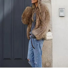 Selena Luxe Faux Fur Coat