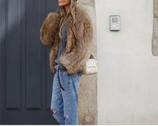 Selena Luxe Faux Fur Coat