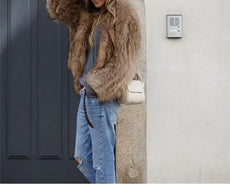 Selena Luxe Faux Fur Coat