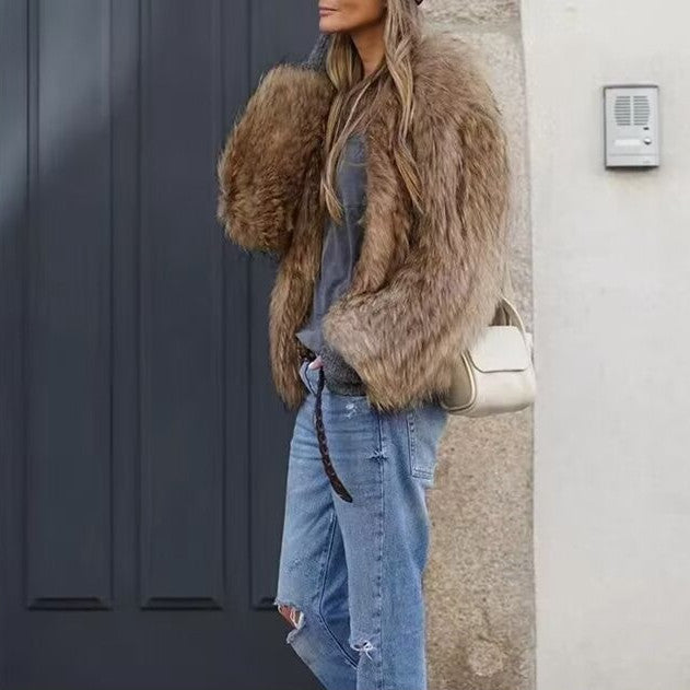 Selena Luxe Faux Fur Coat