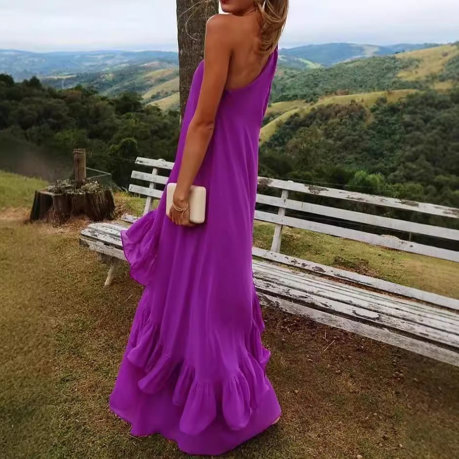 Viola Ruffled Maxi Dress