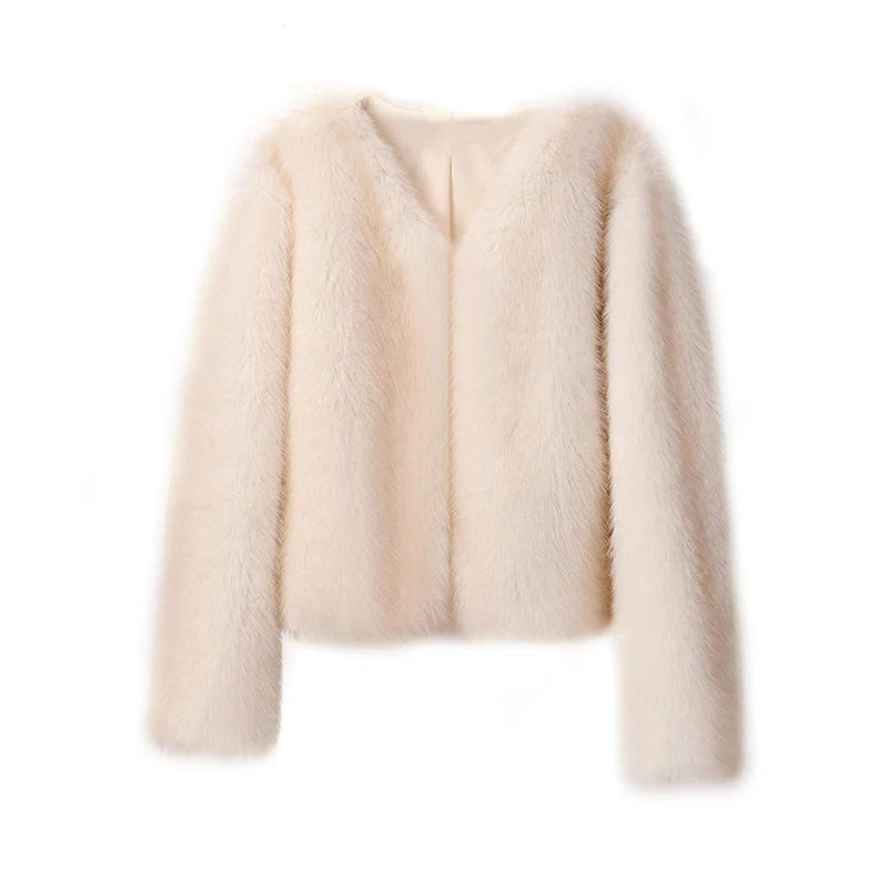 Zoe  Faux Fox Coat