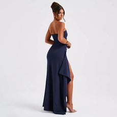 Isabella Split-Leg Evening Maxi Dress