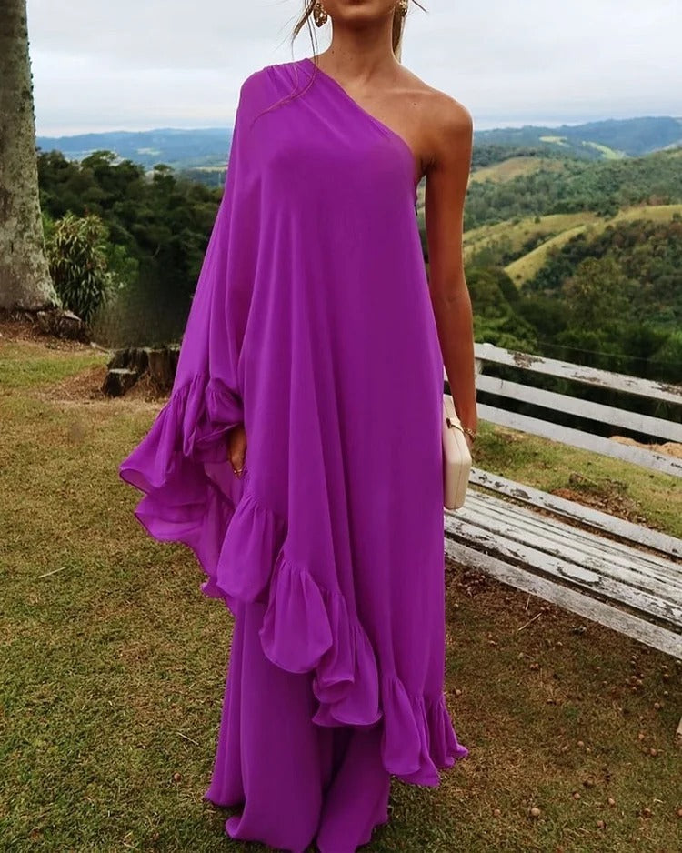 Viola Ruffled Maxi Dress